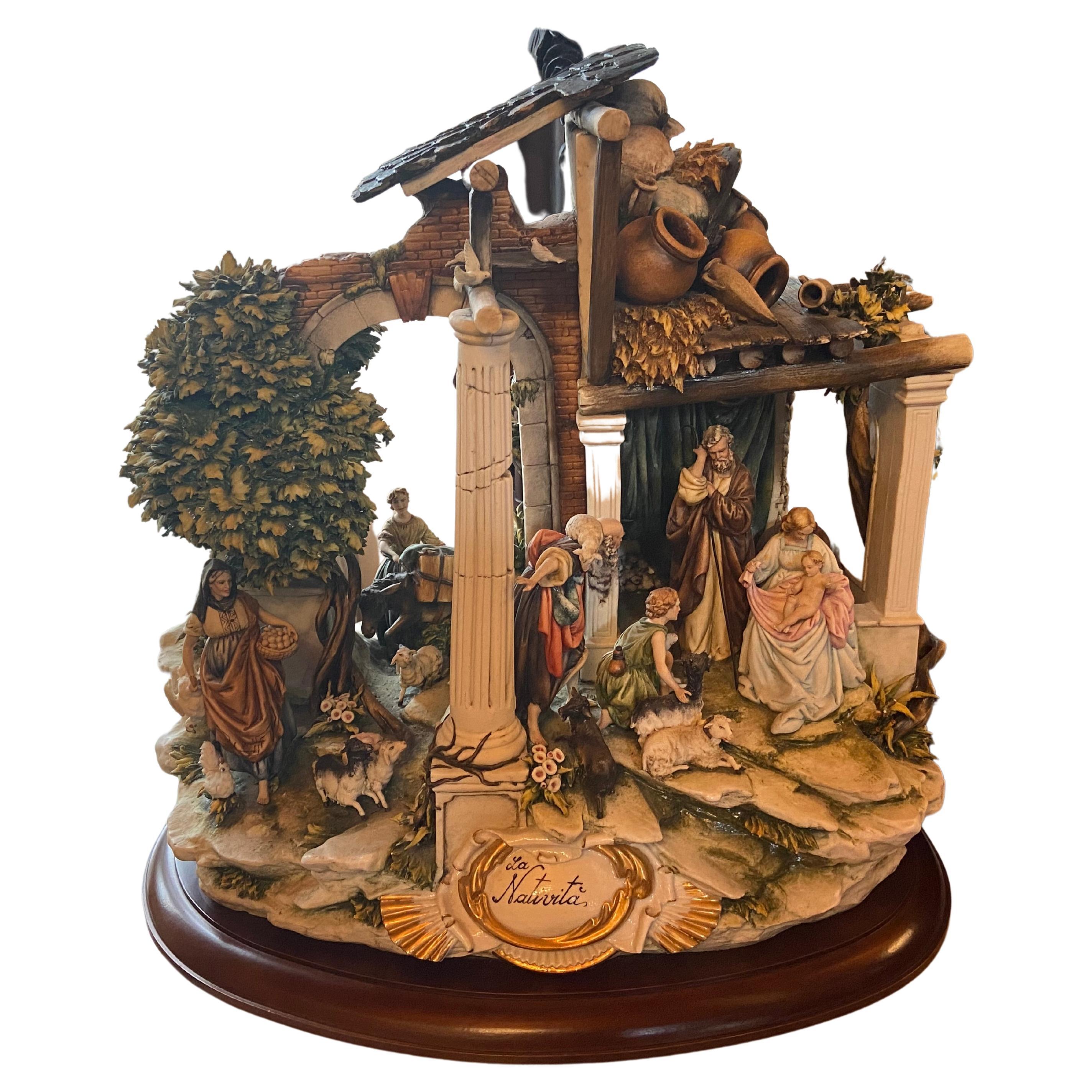 "The Nativity Scene" Made from Bisquit Porcelain, Limited Number of the Edition For Sale