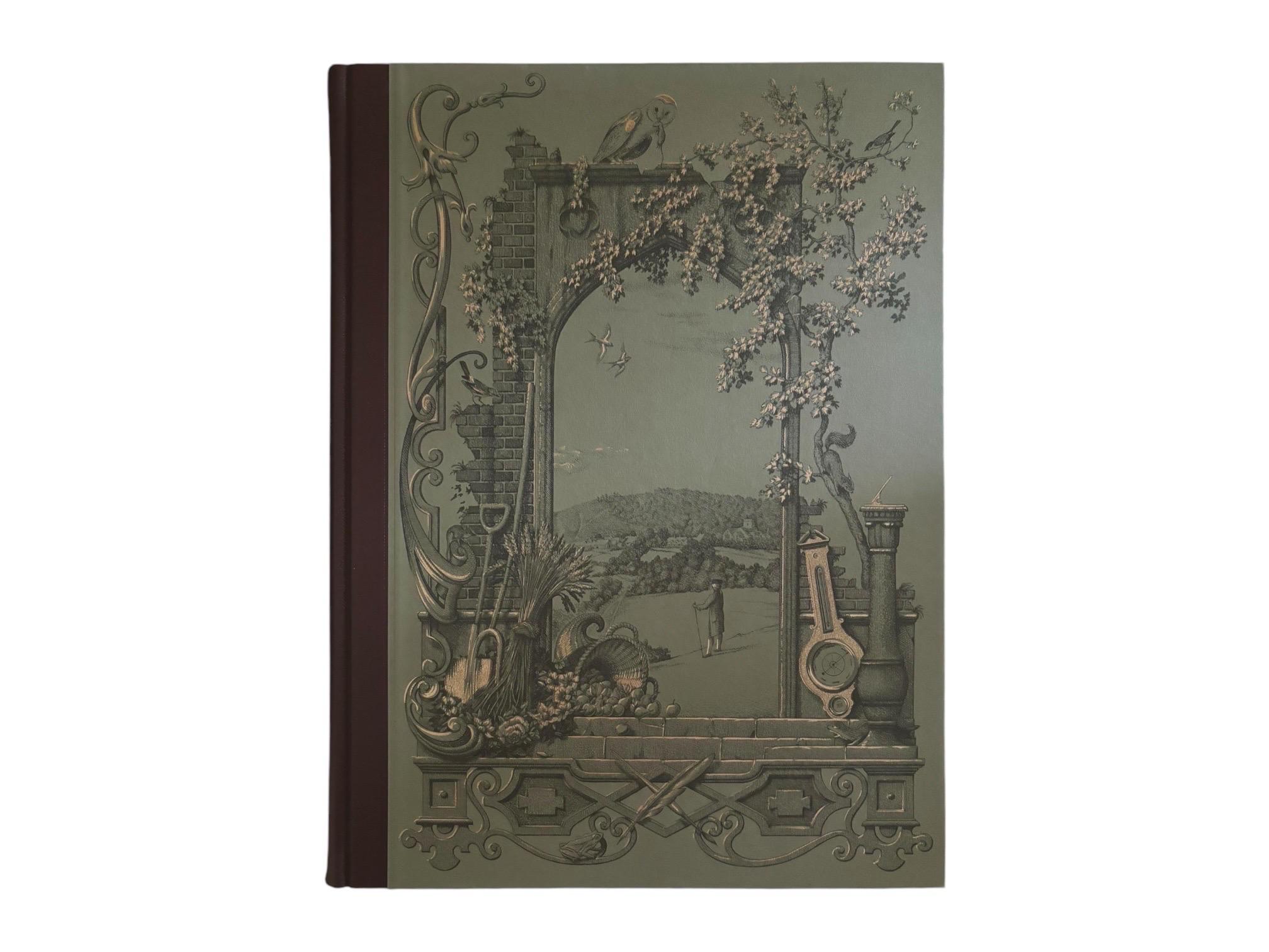 The Natural History of Selbourne by Gilbert White. A large hardcover book with top-edge gilt in a brown card slipcase. Published in 2009 by The Folio Society of London. Illustrated, 379 pages.