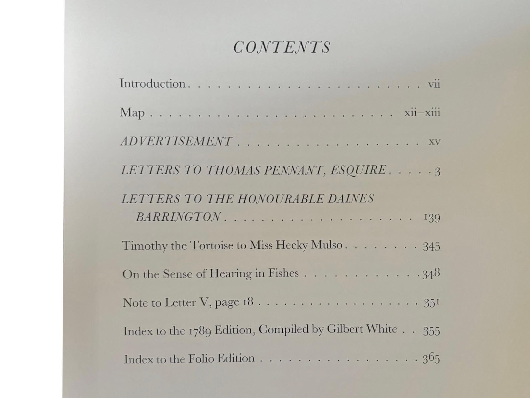 The Natural History of Selbourne by Gilbert White In Good Condition For Sale In Bradenton, FL