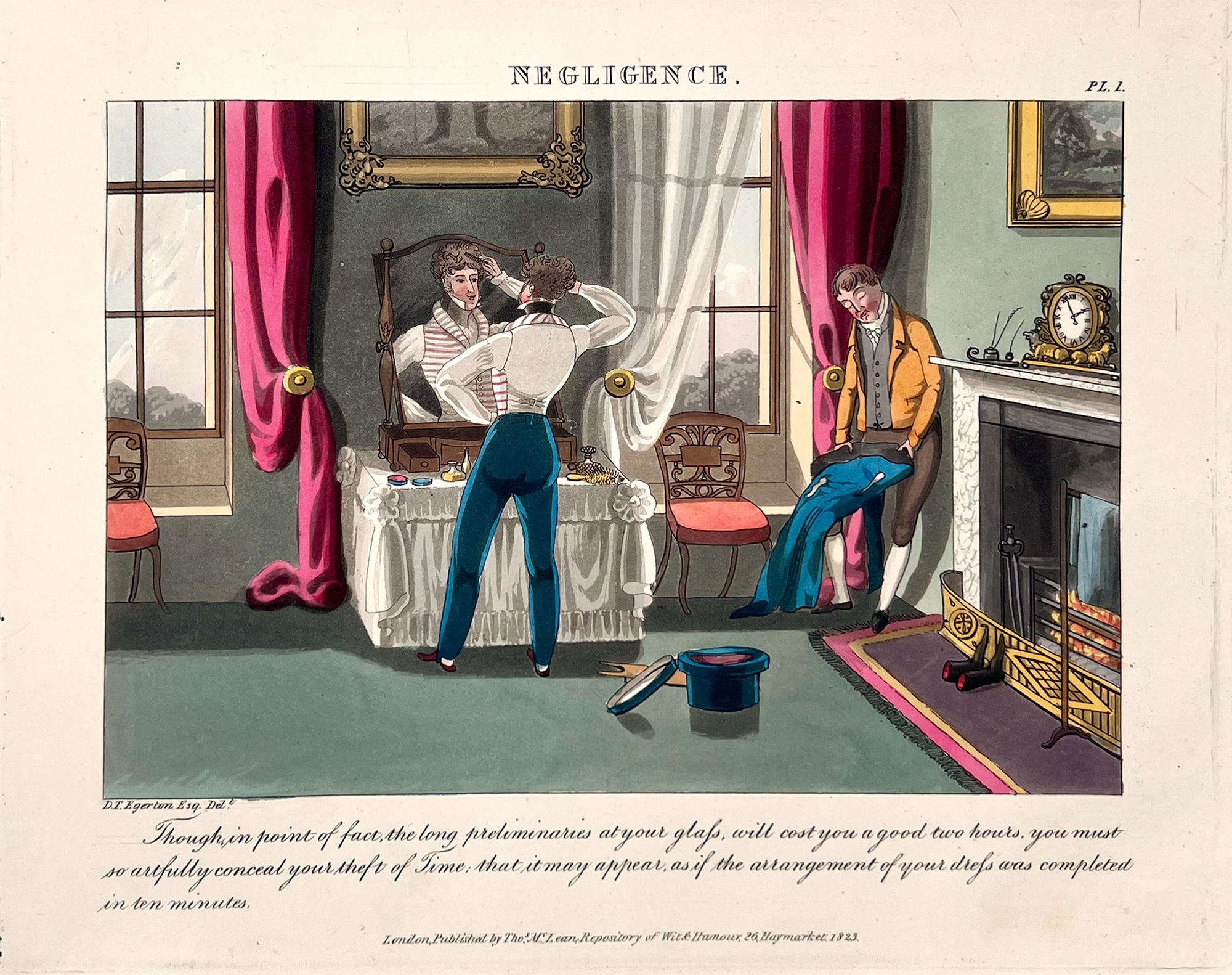 Anglais The Necessary Qualifications of a Man of Fashion par D. T. Egerton - Illustré en vente
