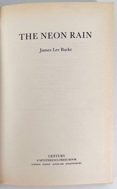 The Neon Rain by James Lee Burke – First U.K. Edition, First Printing