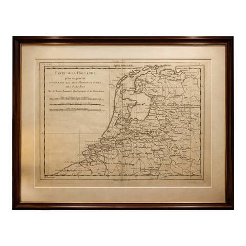 The Netherlands – Seven United Provinces Map, Bonne c1780