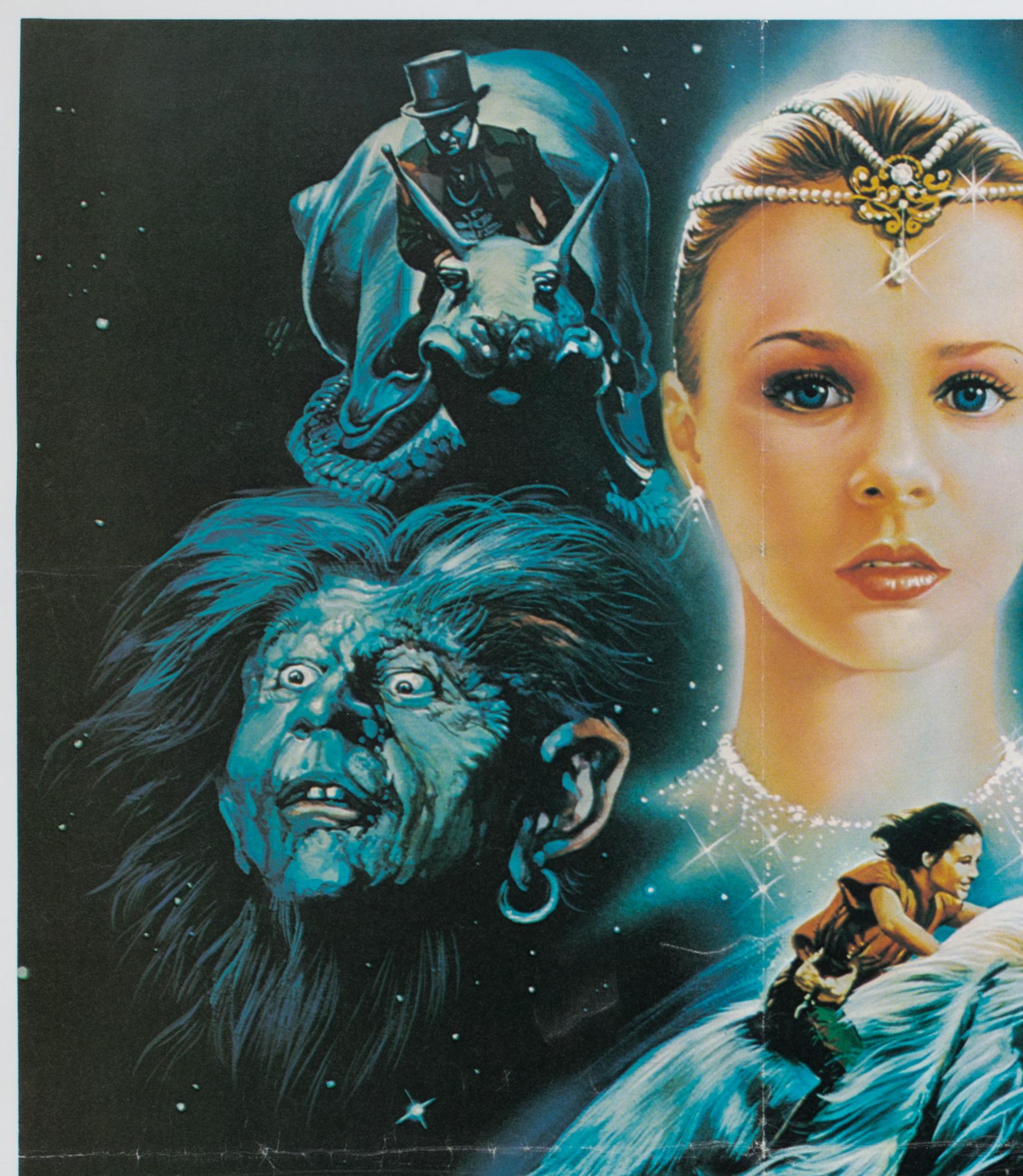 Britannique The Never Ending Story 1985 UK Quad Film Movie Poster, Casaro en vente