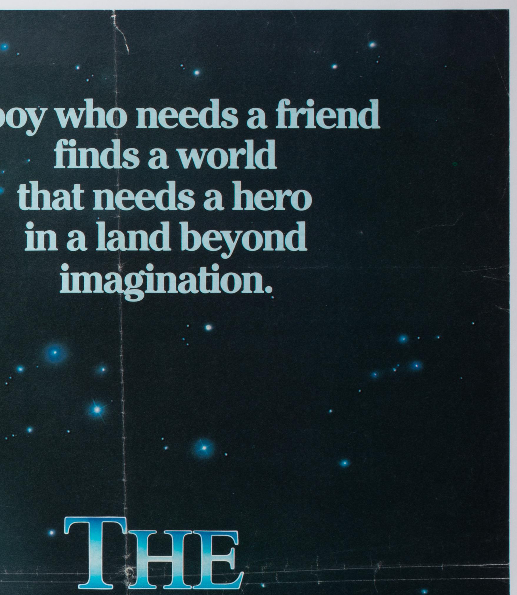 20ième siècle The Never Ending Story 1985 UK Quad Film Movie Poster, Casaro en vente