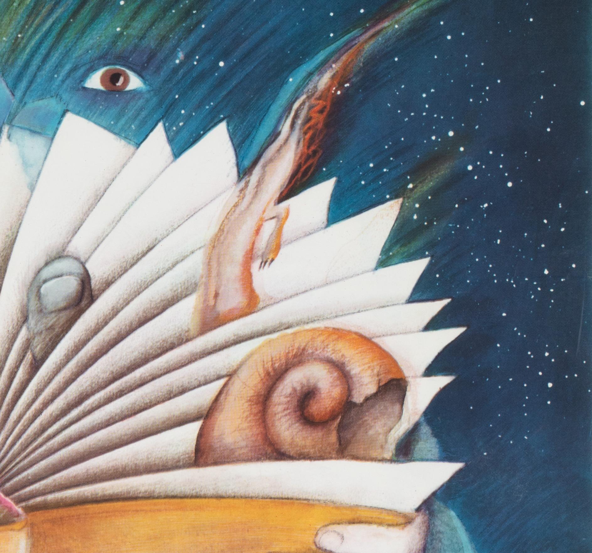 Papier Affiche tchèque A1 du film THE NEVERENDING STORY, SONA VORLICKOVA, 1986 en vente