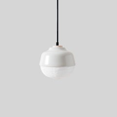 The New Old Light Small Pendant Lamp in Dawn White Metal & Rice Paper by KIMU