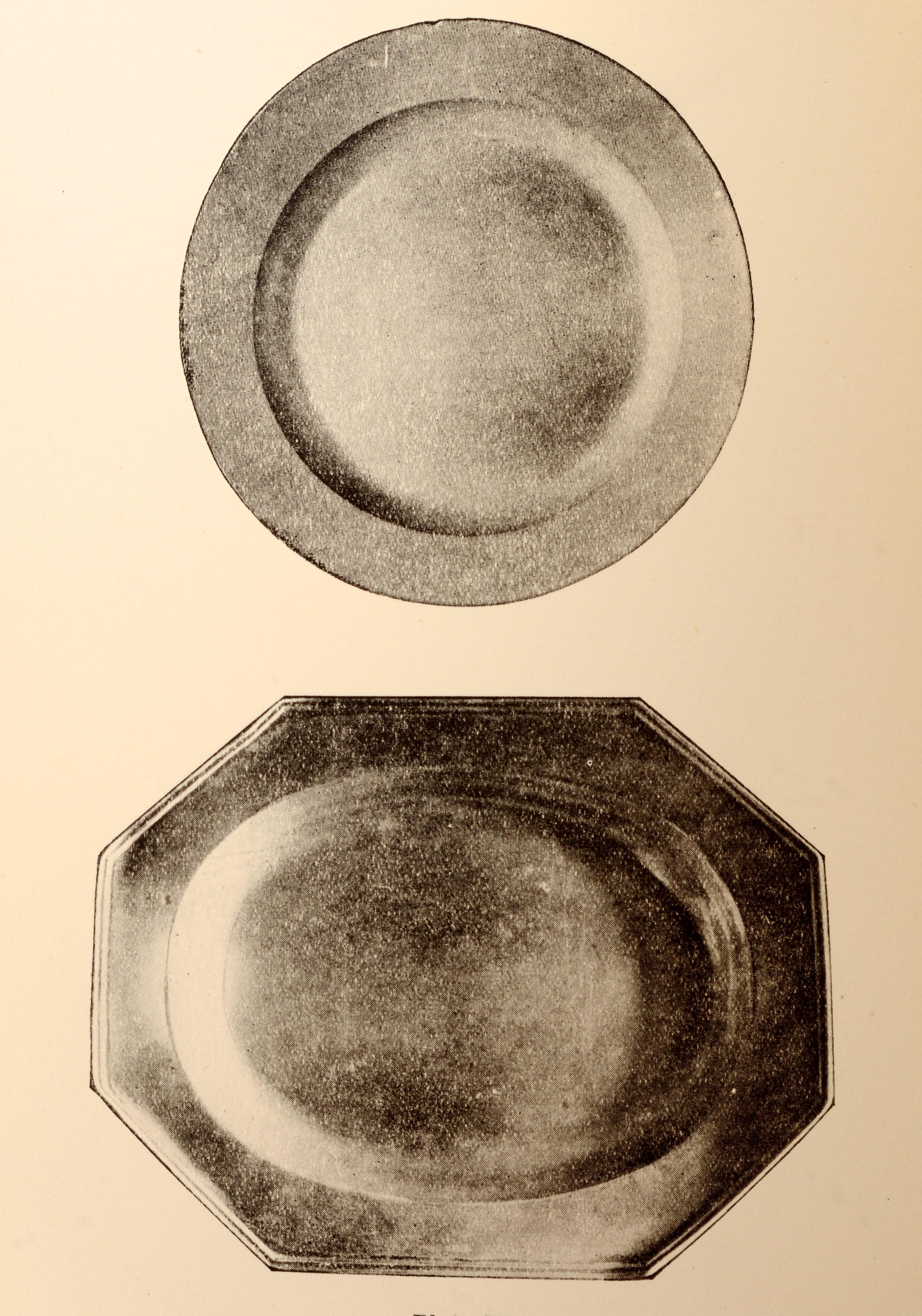 Anglais The New Pewter Marks and Old Pewter Ware (Les nouvelles marques d'étain et les anciennes articles en étain) de Major C.A. Markham, 2e édition 1928 en vente