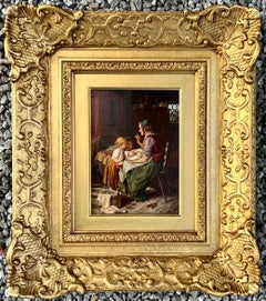 « The New Sibling » (la nouvelle sœur) de Johann Georg Meyer Von Bremen