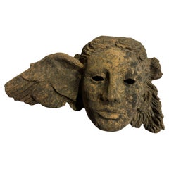 "LOS HIPNOS DE LA NOCHE" Máscara italiana de terracota Siglo XX