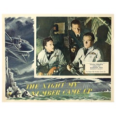 "The Night My Number Came Up" 1955 British Scene Card