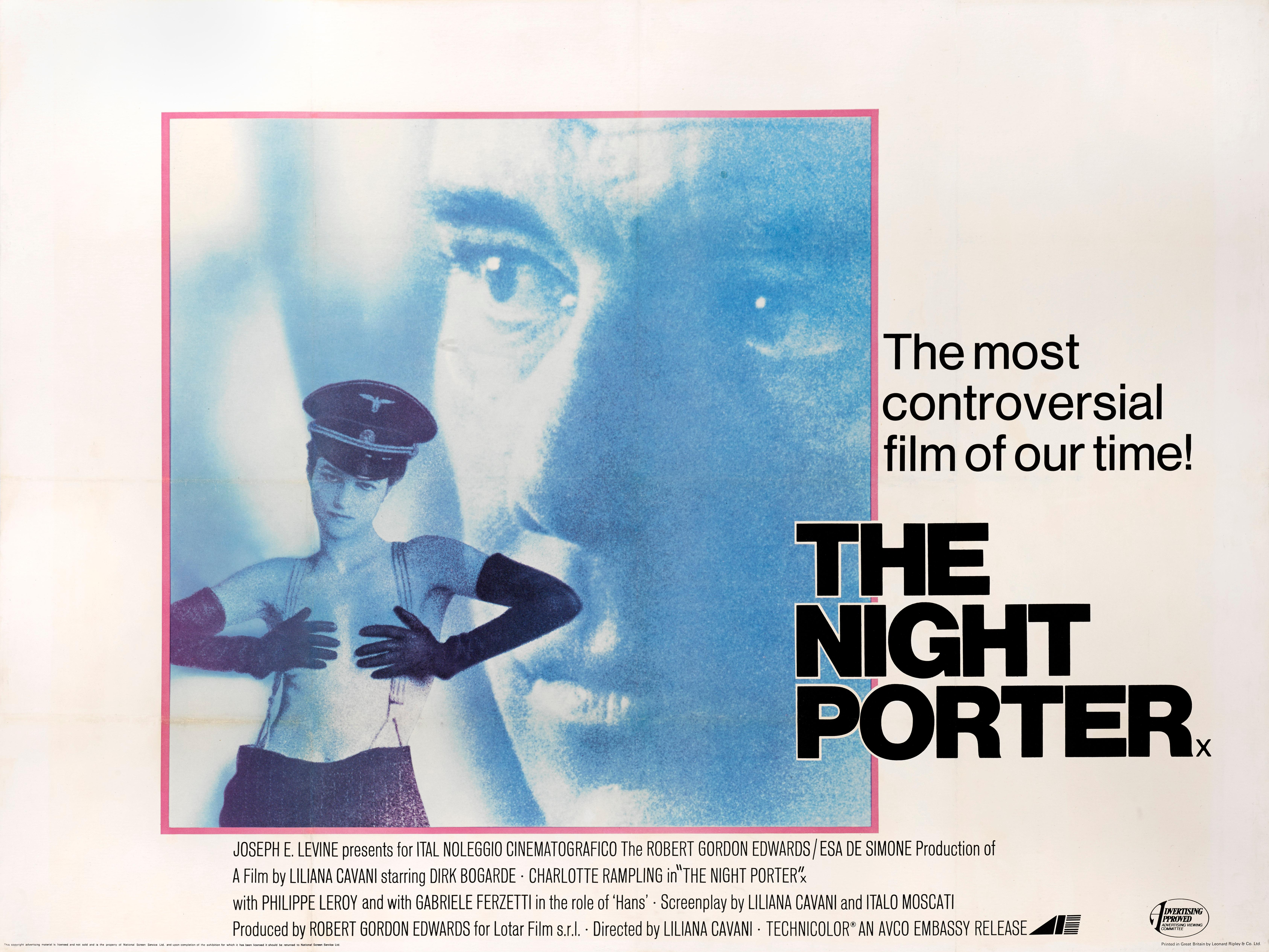 Original britisches Filmplakat „The Night Porter“, „The Night Porter“ (Britisch) im Angebot