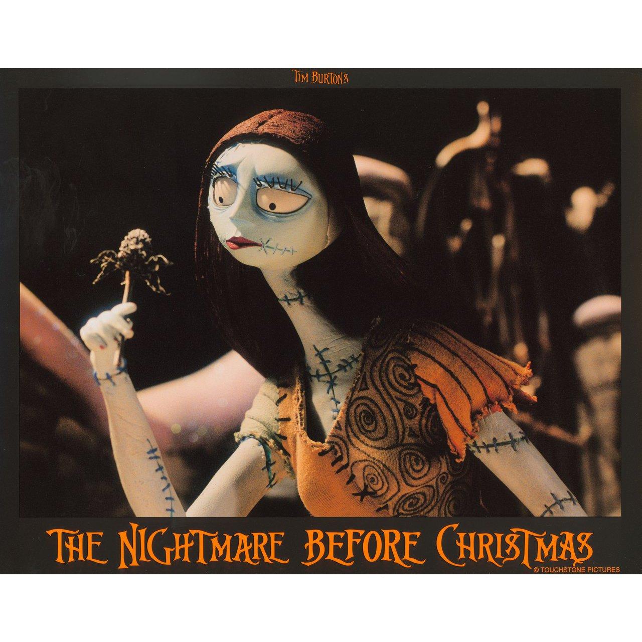 Original 1993 U.S. lobby card set for the film The Nightmare Before Christmas directed by Henry Selick with Danny Elfman / Chris Sarandon / Catherine O'Hara / William Hickey. Fine condition. Please note: the size is stated in inches and the actual