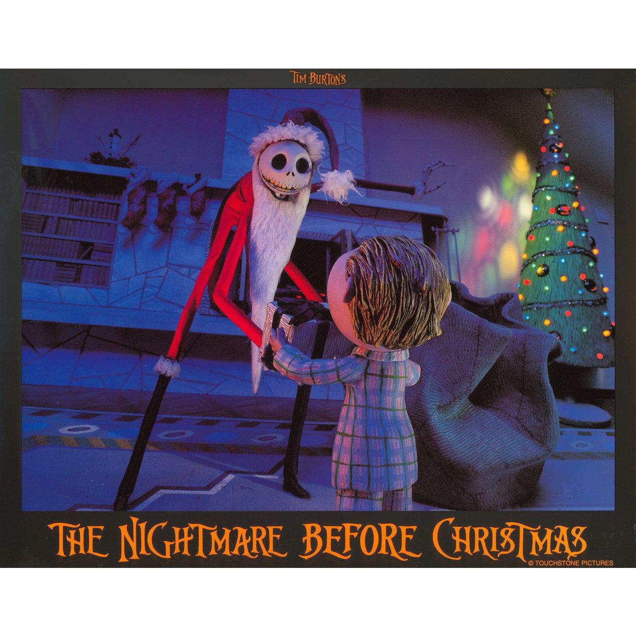 American The Nightmare Before Christmas 1993 U.S. Lobby Card Set