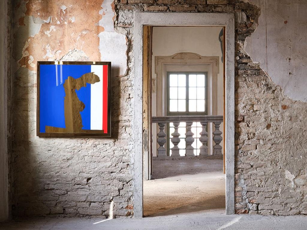 italien Le Nike de Samothrace, décoration murale emblématique de Davide Medri en vente