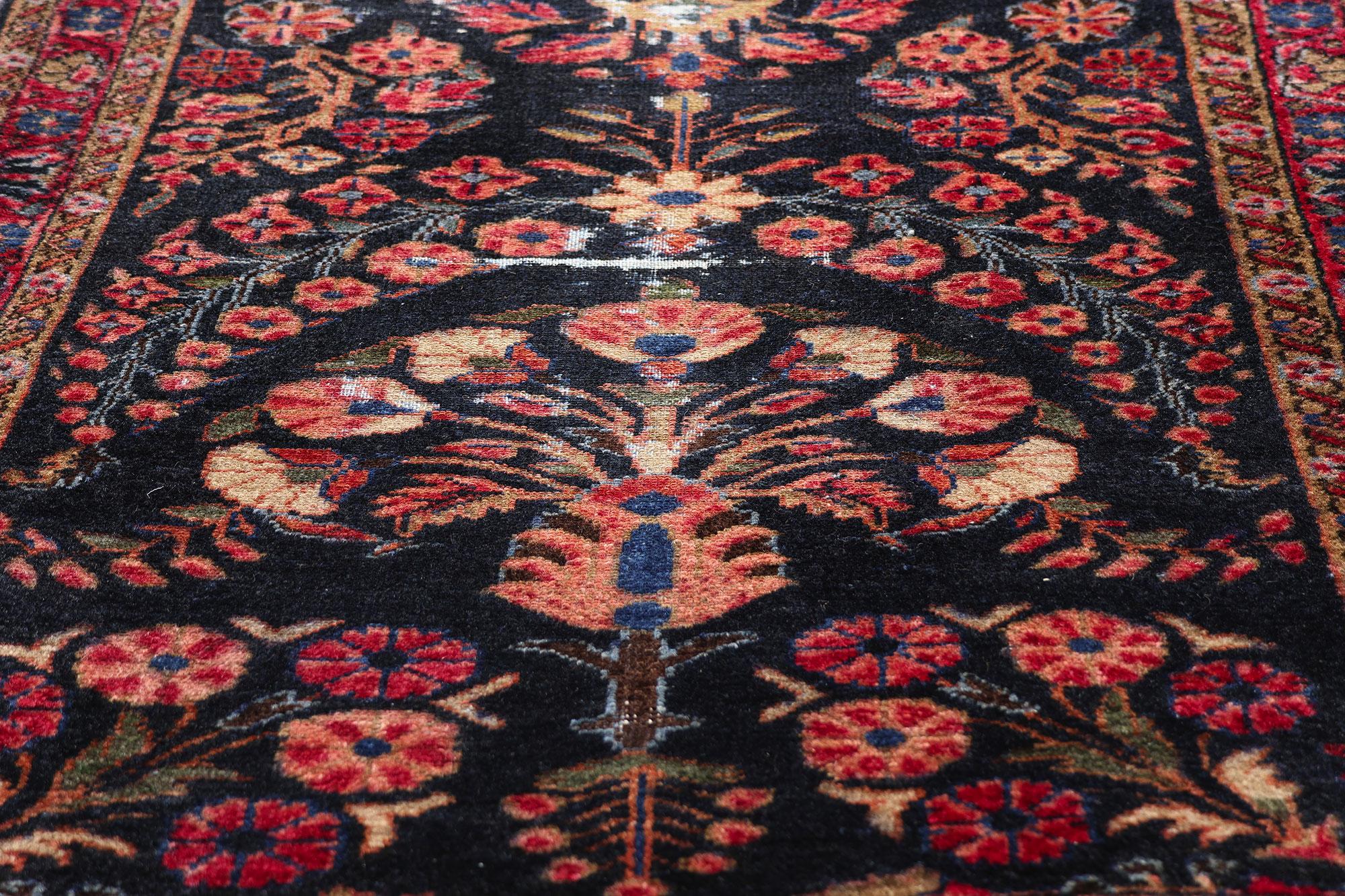 Sarouk Farahan The Nocturne of Lilihan: An Heirloom Persian Masterpiece of Poetic Refinement For Sale