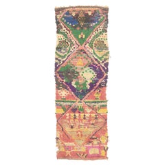 The Nomadic Chronicle: A Vintage Boujad Moroccan Masterpiece of Boho Elegance