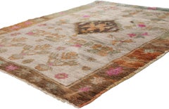 The Nomadic Constellation: A Vintage Turkish Tulu Masterpiece of Bohemian Grace