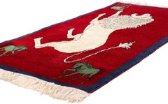 Il Re Leone Nomade: Un capolavoro di Shiraz persiano d'epoca sulla nobiltà tribale