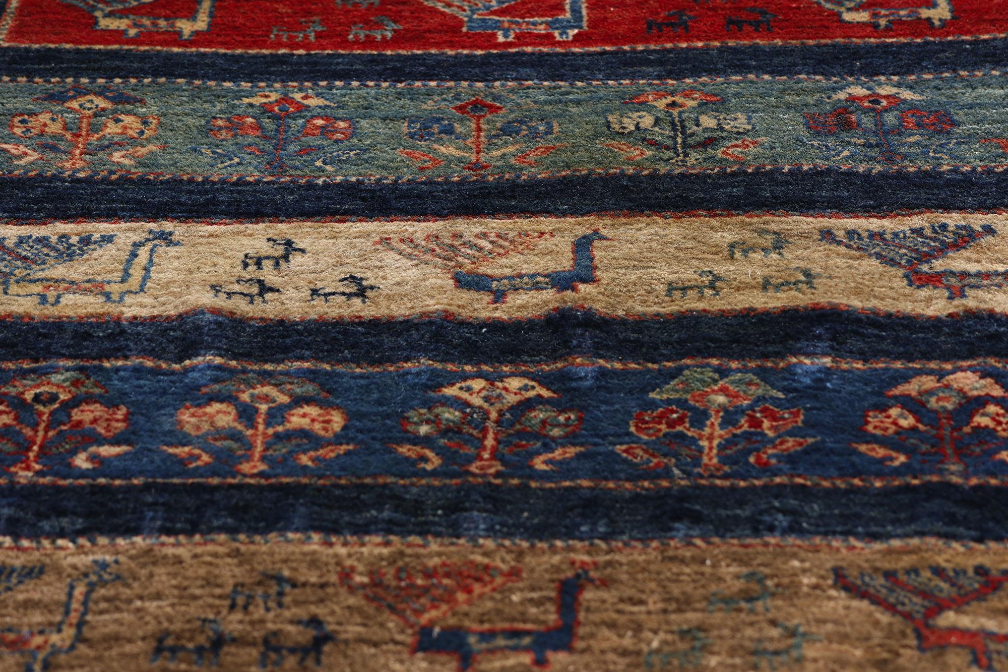 Lana La canzone del nomade: Un capolavoro di Gabbeh persiano d'epoca sulla nobiltà tribale in vendita