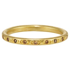 Used The Noor Ethical Wedding Ring Chocolate Diamonds and 18ct Fairmined Gold