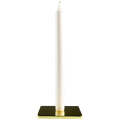 The Nordic Candleholder in High Polished Brass, Singular