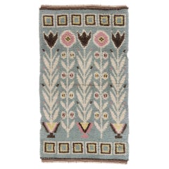 The Nordic Herbarium: A Vintage Swedish Rya Masterpiece of Mid-Century Elegance The Nordic Herbarium: A Vintage Swedish Rya Masterpiece of Mid-Century Elegance