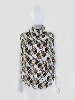 The North Face FACE X Gucci 2021 Logo Printed  Puffer Vest Size M