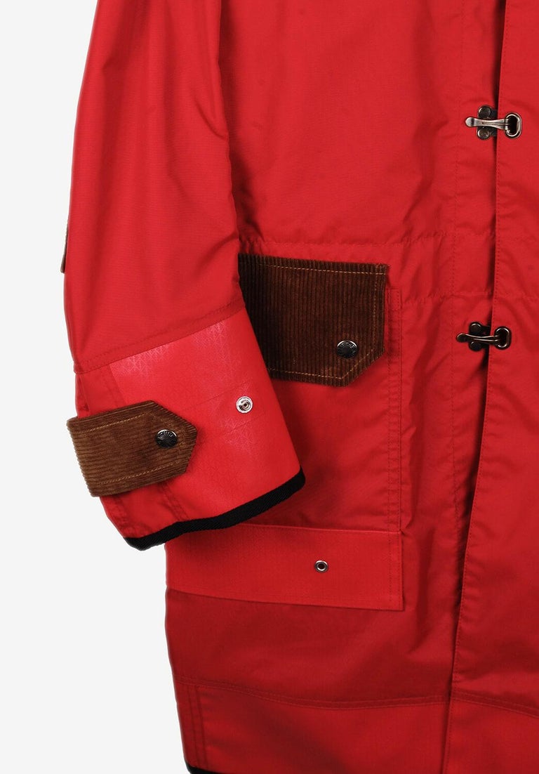 Men's The North Face Junya Watanabe Comme des Garcons Bag Inside Long Jacket Parka M For Sale