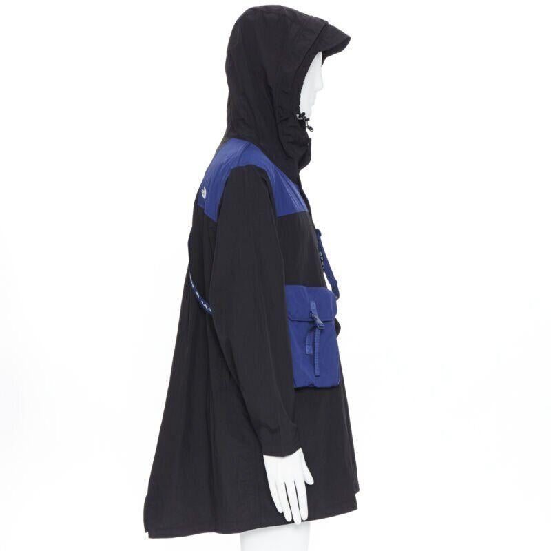 THE NORTH FACE KAZUKI KARAISHI Black Flag Blue Bravo 2 long raincoat L / XL Pour hommes en vente