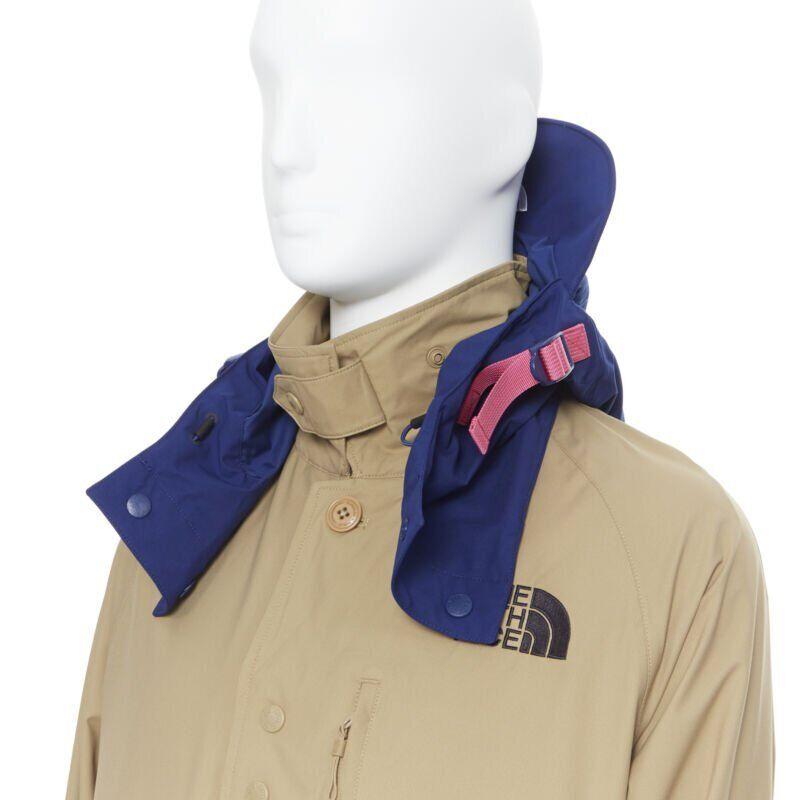 THE NORTH FACE KAZUKI KARAISHI Kelp Tan Blue Futurelight raincoat S M For Sale 2