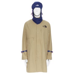 THE NORTH FACE KAZUKI KARAISHI Kelp Tan Blue Futurelight raincoat S M