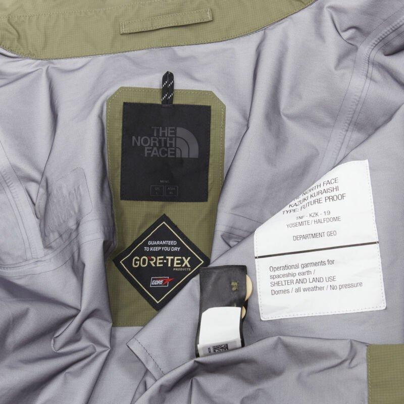 THE NORTH FACE Imperméable Gore Tex vert Kazuki Karaishi KK Future Proof L XL en vente 5
