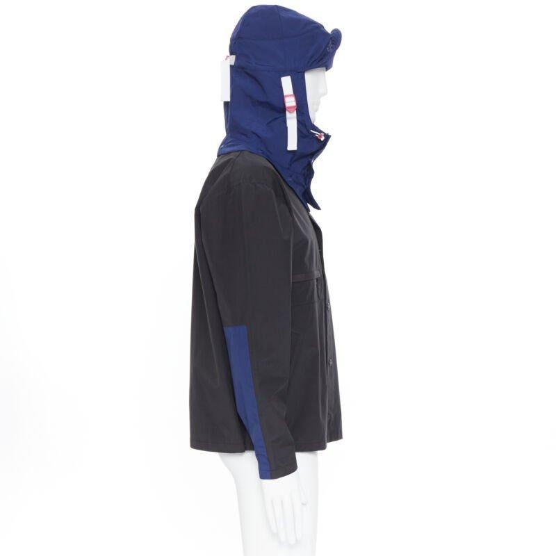 THE NORTH FACE KAZUKI KURAISHI Black Series Charlie Duty Jacket Black Blue S In New Condition For Sale In Hong Kong, NT