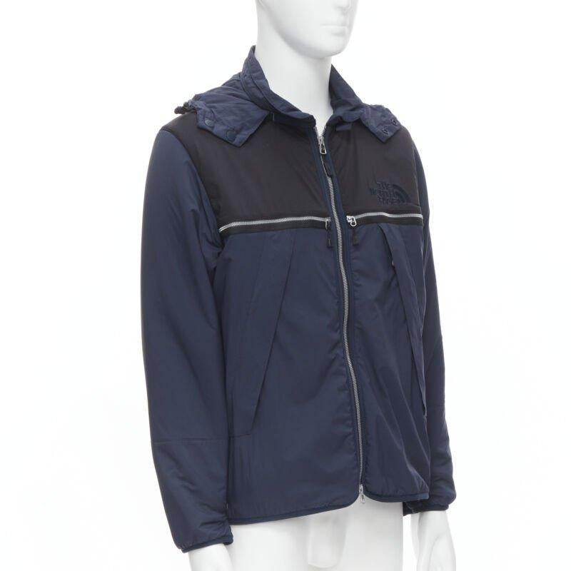Black THE NORTH FACE KK Fleece Work Urban Explore Polartec navy fleece jacket XS S For Sale