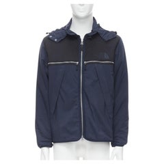 THE NORTH FACE KK Fleece Work Urban Explore Polartec navy fleece jacket XS S