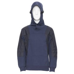 THE NORTH FACE Urban Navy blue technical nylon insert relaxed hoodie M / L