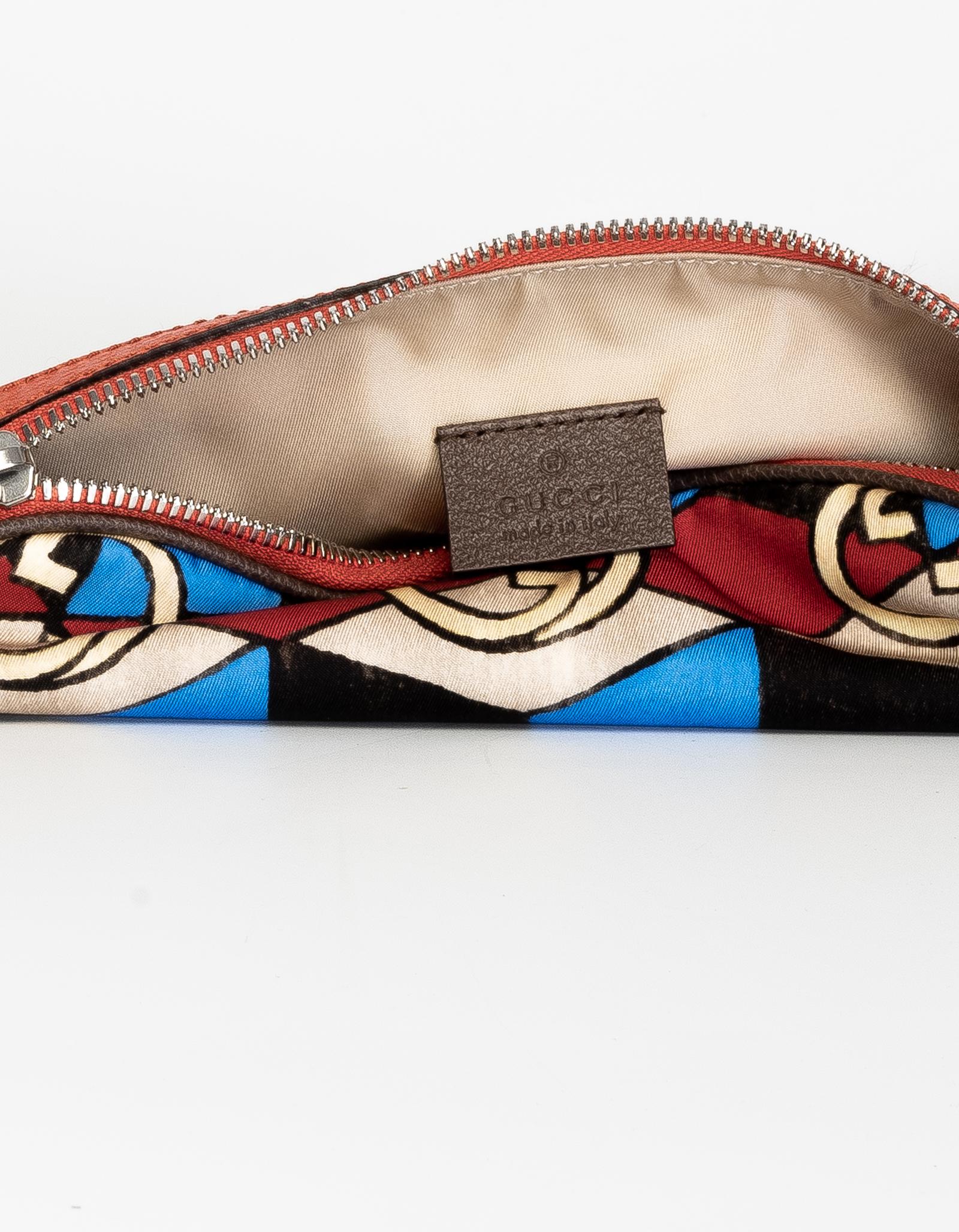 Black The North Face x Gucci Geometric Interlocking G Print Belt Bag For Sale