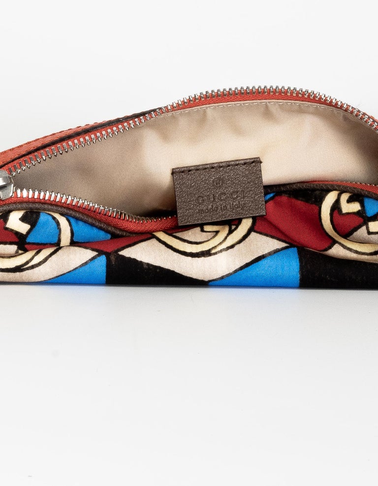 The North Face x Gucci Geometric Interlocking G Print Belt Bag For Sale