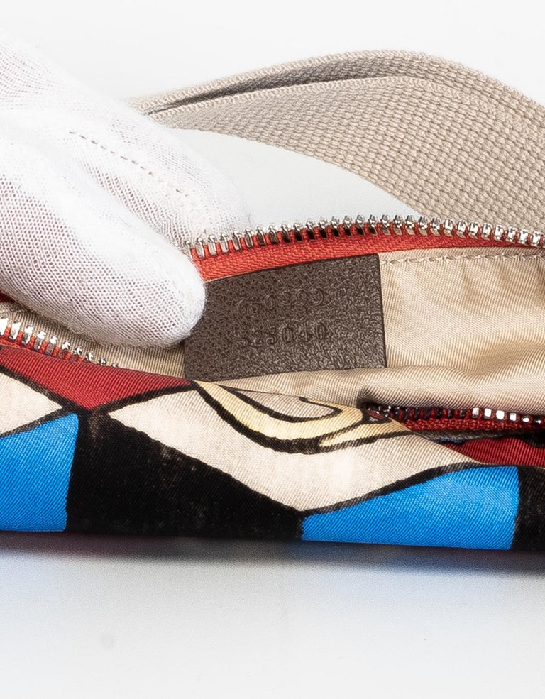 The North Face x Gucci Geometric Interlocking G Print Belt Bag For Sale