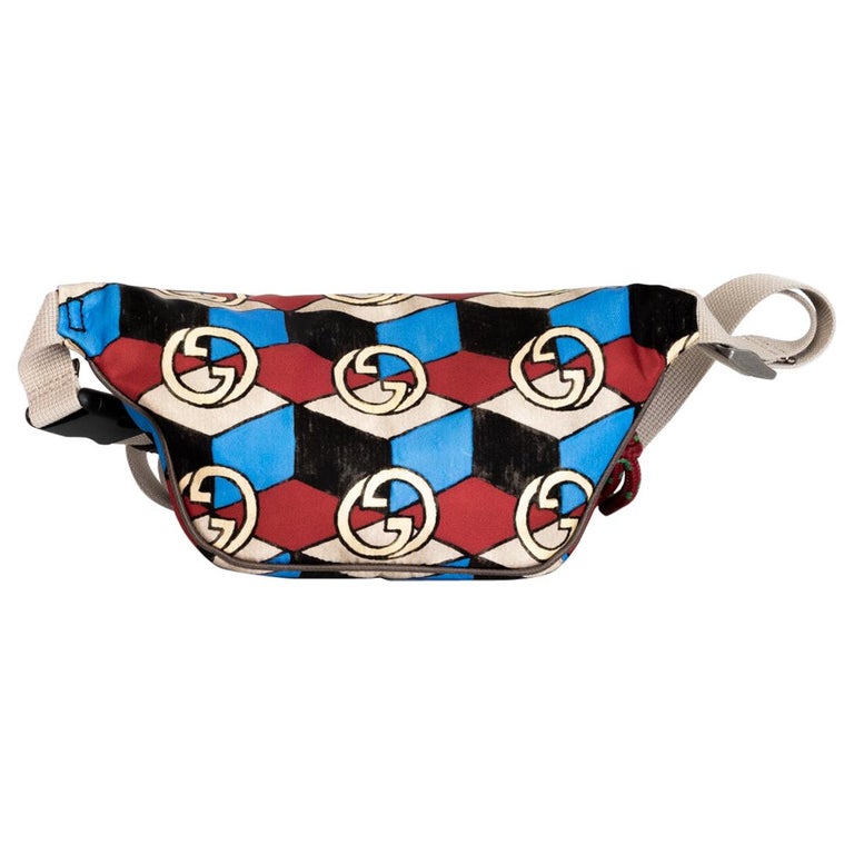 The North Face x Gucci Geometric Interlocking G Print Belt Bag For Sale at 1stDibs belt bag