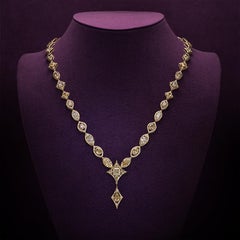 The North Star multicolor fancy shape diamond necklace 26.59cts