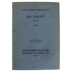 Vintage The Notable Collection of Ira Haupt, New York by American Art Association, 1935