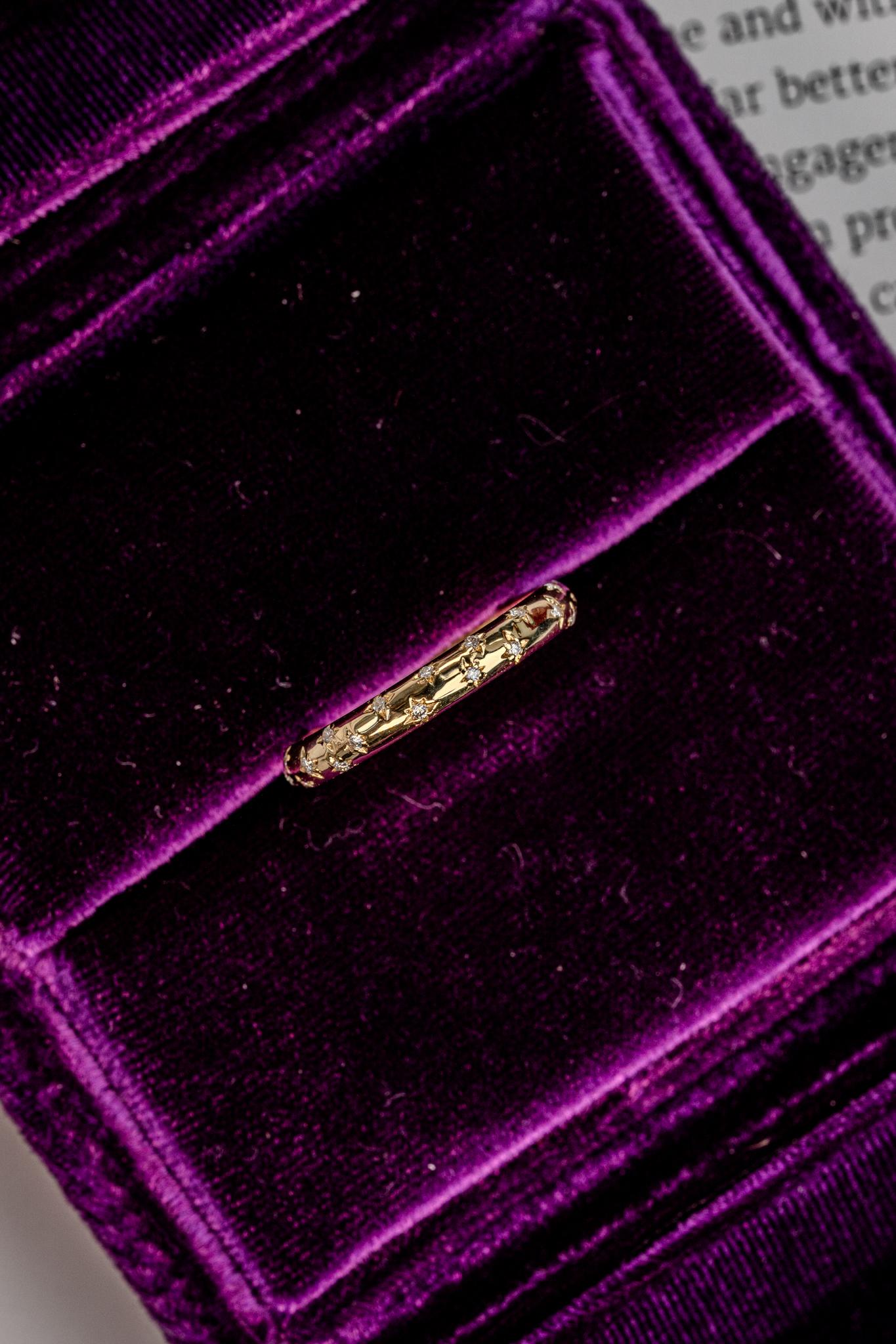 En vente :  L'alliance Nova avec diamant 3