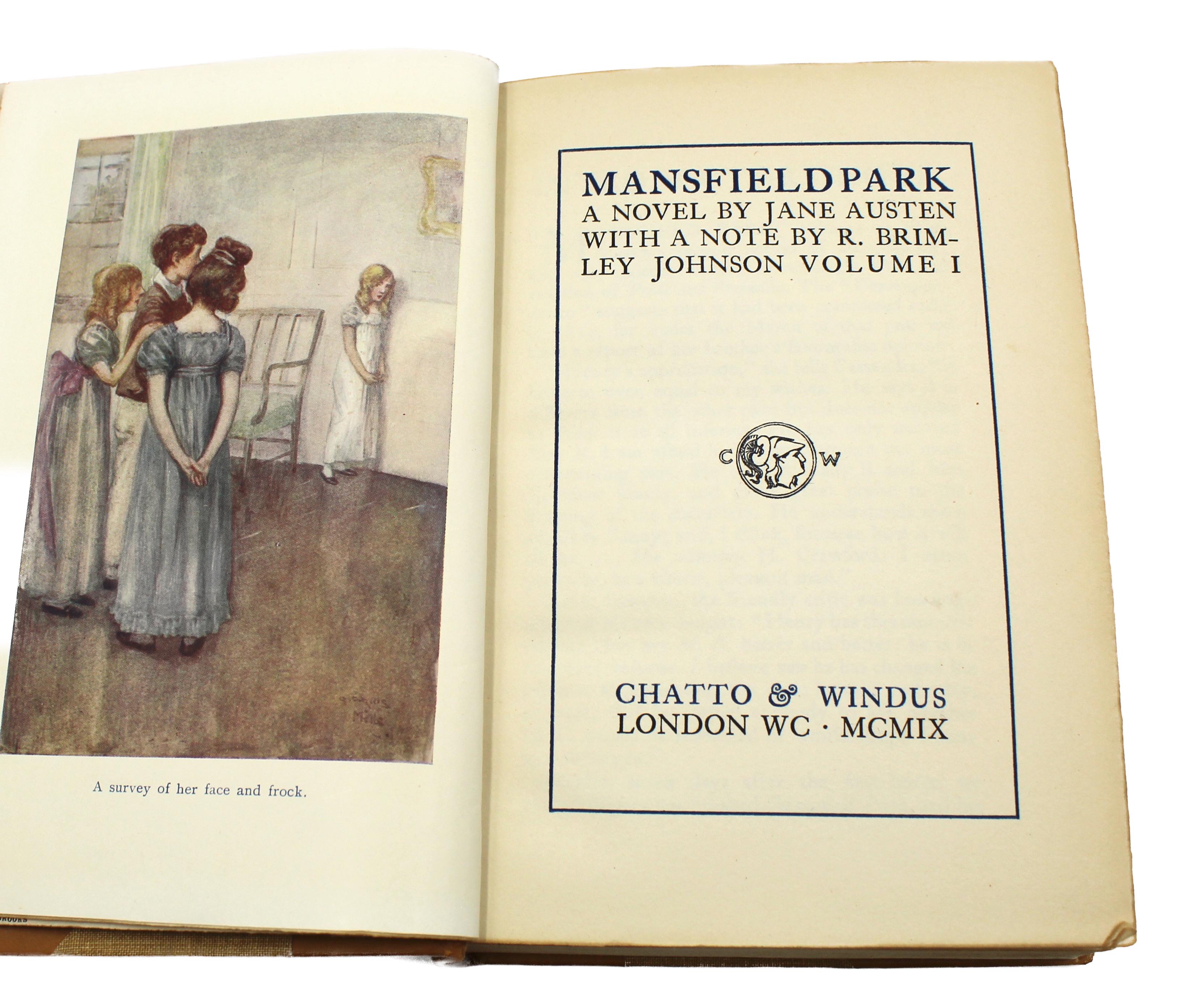 The Novels of Jane Austen by Jane Austen, 10 Volume Set, 1908-1909 7