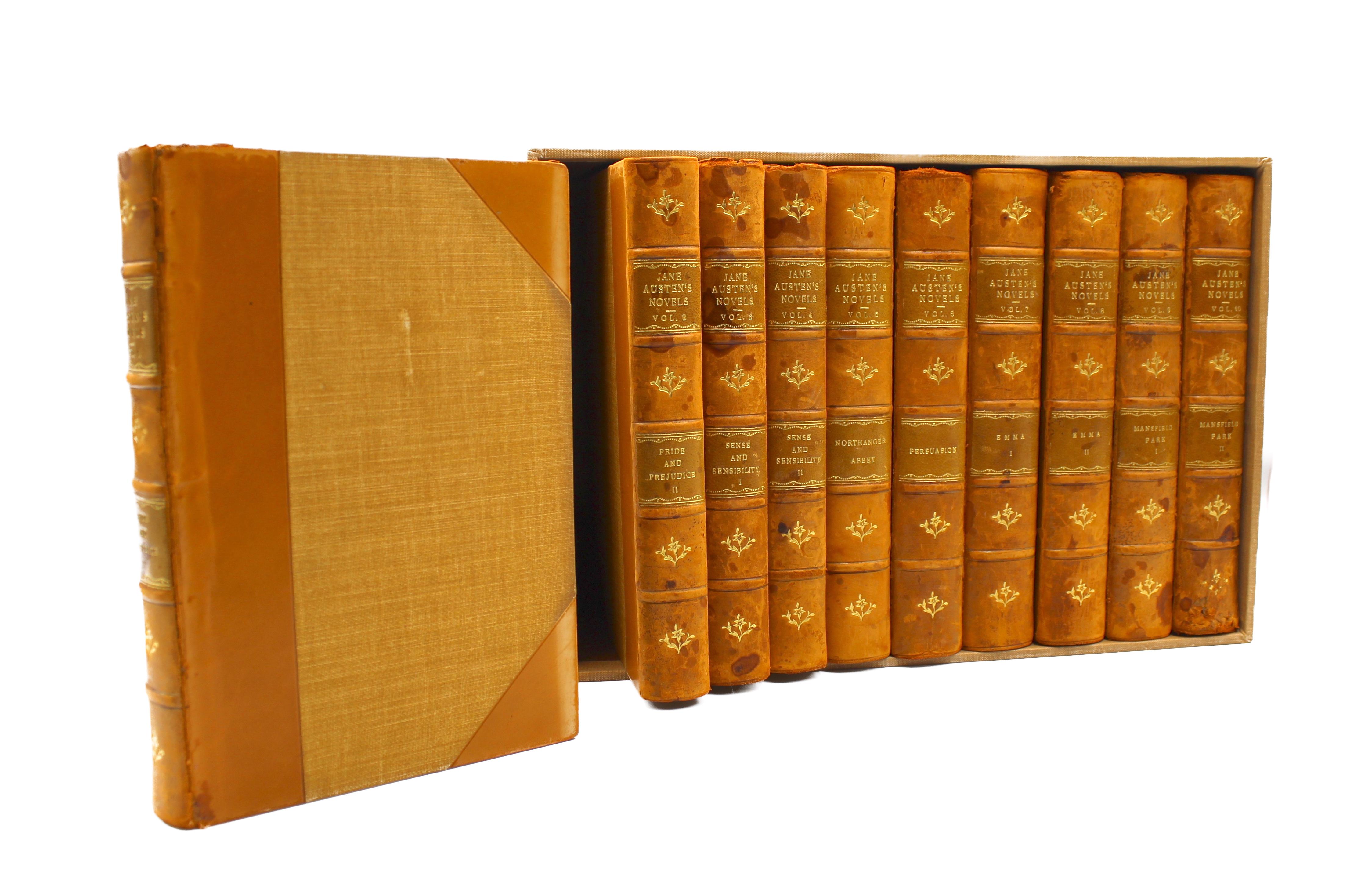 Victorian The Novels of Jane Austen by Jane Austen, 10 Volume Set, 1908-1909