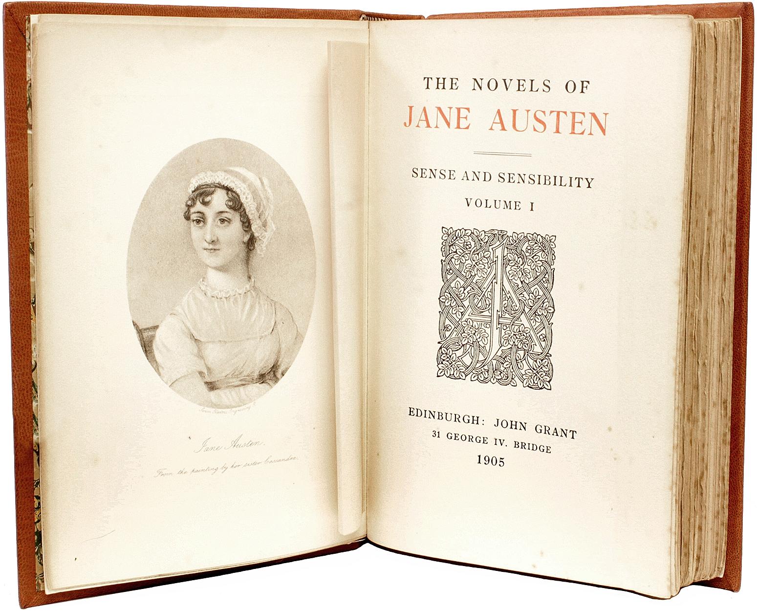 Novels 'Works & Letters' of Jane Austen, Winchester Edition, 12 Volumes In Good Condition For Sale In Hillsborough, NJ