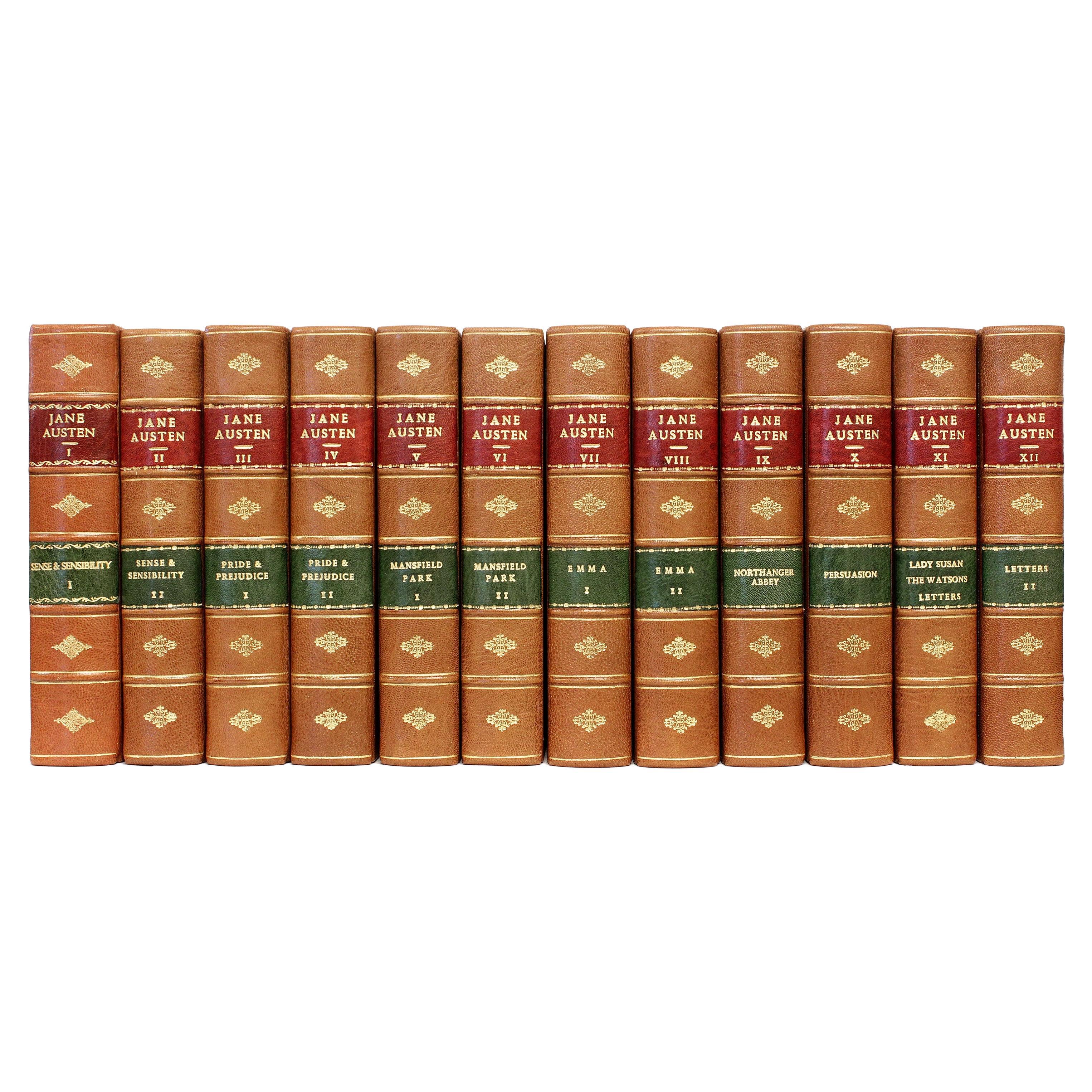 Novels 'Works & Letters' of Jane Austen, Winchester Edition, 12 Volumes For Sale