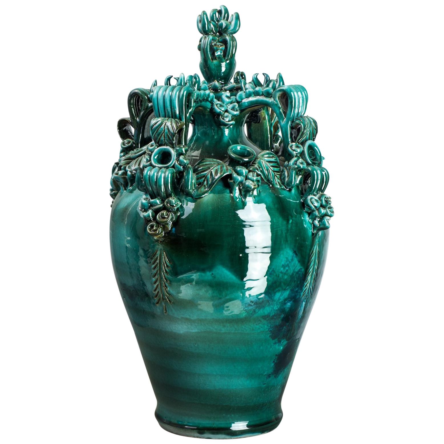 The Nuptial Vase, a Traditional Sardinian Wedding Carafe by Walter Usai For Sale