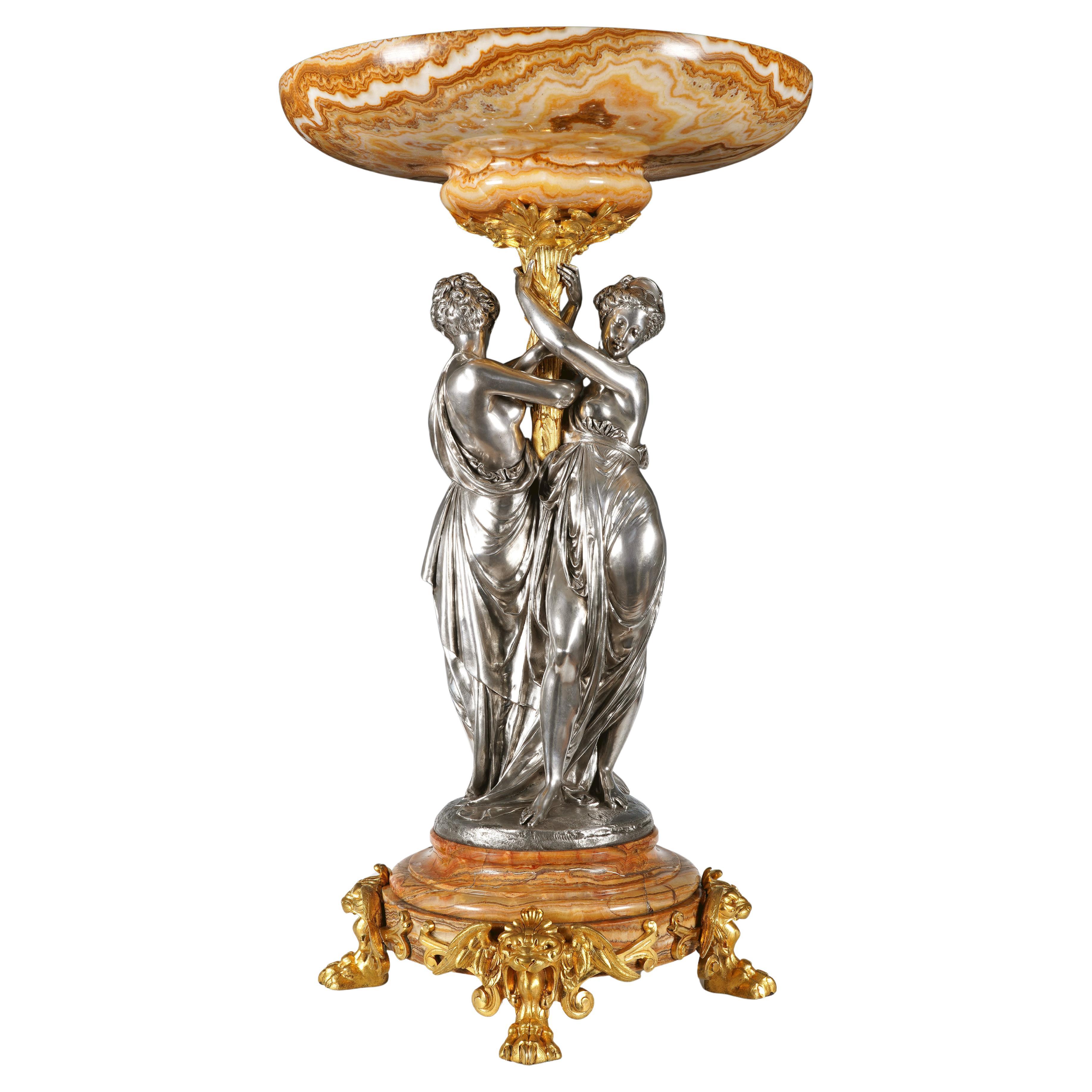 The " Nymphs " Bowl by A.I.Carrier-Belleuse and H. Journet & Cie, France, c 1878