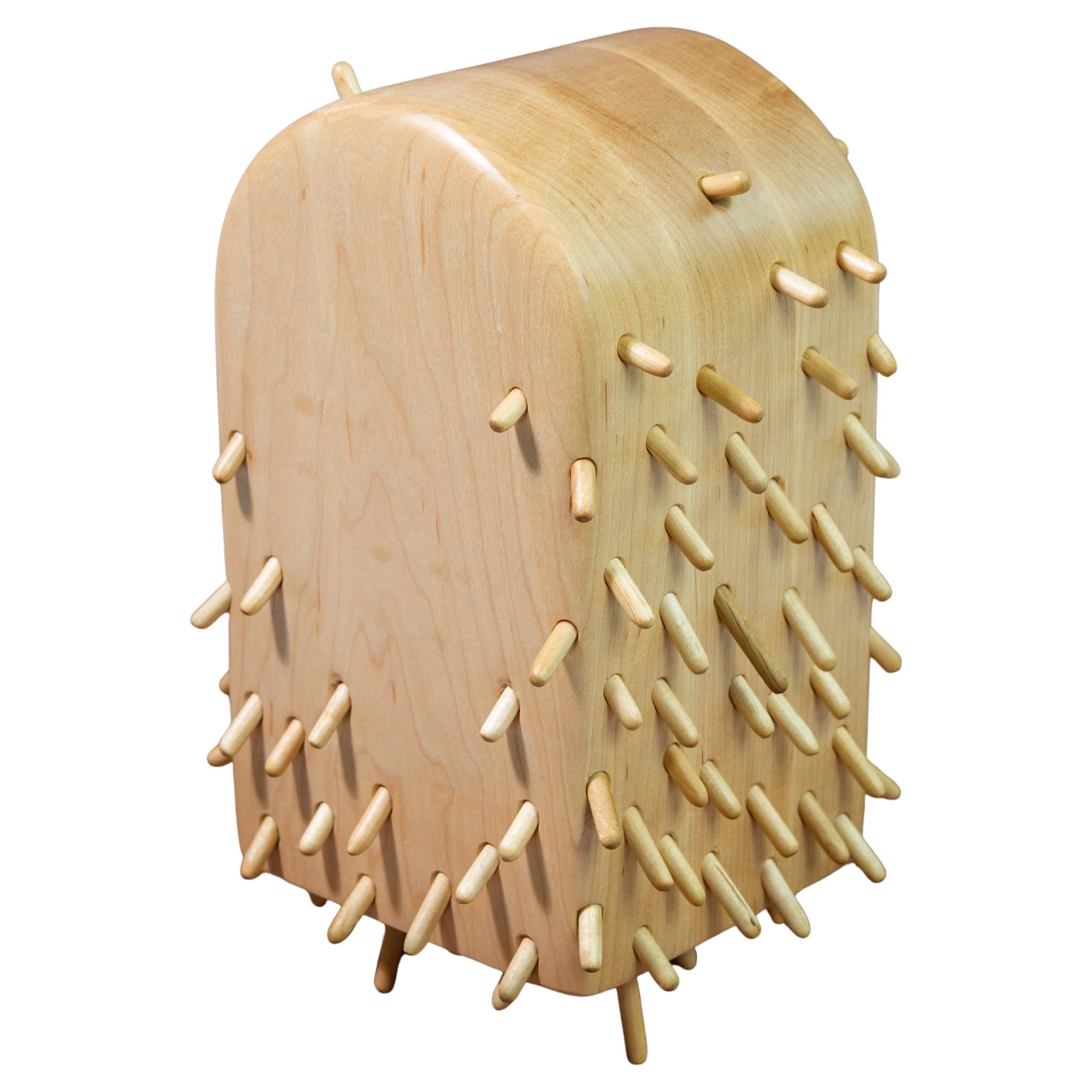 The Object of Equal Value #1 – Handmade one-of-a-kind Sculptural Object in Maple in vendita